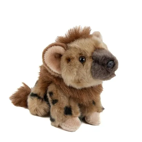 Teddys Rothenburg Kuscheltier Hyäne sitzend braun/schwarz 16 cm Plüschhyäne Plüschtier