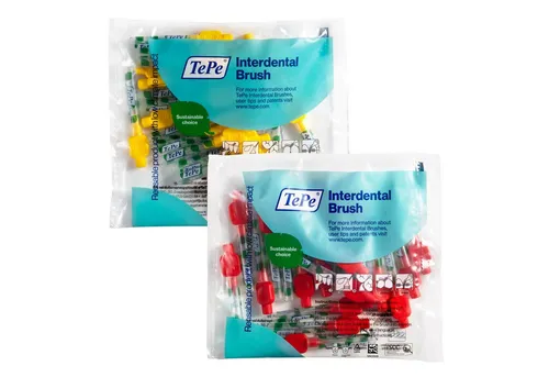 TePe Interdentalbürsten Original Zahnreinigungsstäbchen aus Schweden, inkl. 40 Schutzkappen