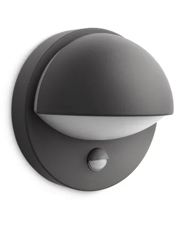 Philips myGarden June Außenwandleuchte E27 Anthrazit IP44 - Lampen mit IP44 Schutzklasse, ideal für den Außenbereich und sorgt für stilvolle Beleuchtung und Sicherheit.
