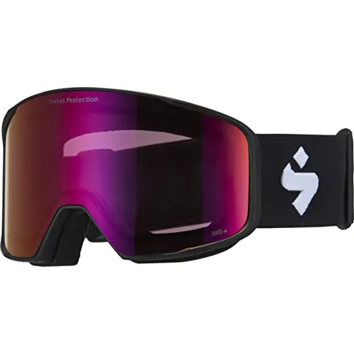 Sweet Protection Boondock RIG Reflect Skibrille - Schwarz - One Size - Wintersport-Brillen mit RIG-Technologie für optimale Sicht und Kontrast, perfekt für unvergessliche Tage auf der Piste.