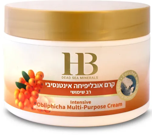 H.B. Dead Sea Minerals Körpercreme Health&Beauty Sanddorn Obliphicha Multi-ZweckCreme 350ml