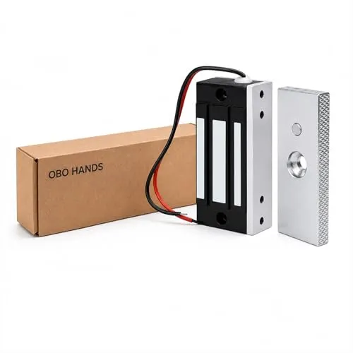 OBO HANDS 60KG (132lbs) 12V Zugangskontrolle Elektrische Magnetische Türverriegelung Elektrische Verriegelung