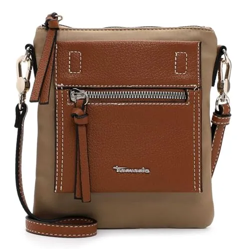 Tamaris Fabrizia Crossbody Bag Sand - Die Tamaris Fabrizia Crossbody Bag vereint modernes Design mit praktischer Funktionalität. Ideal für den Alltag, bietet sie schnellen Zugriff auf Ihre Essentials durch den Zipper. Maße: 16,5 x 20 x 2 cm.