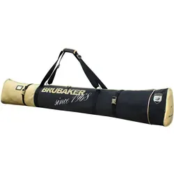 BRUBAKER Skitasche Carver Pro Ski Tasche St. Moritz Edition - Sporttaschen, gepolsterte Skitasche mit schnittfestem Material und sicherem Zipperverschluss für optimalen Schutz deiner Ski und Skistöcke.