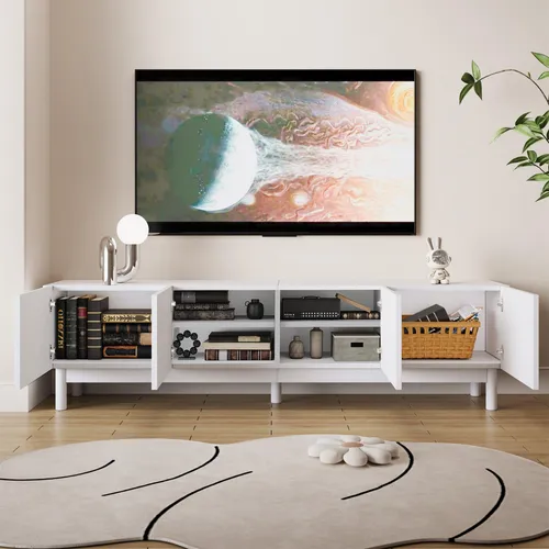 okwish TV-Schrank Lowboard mit grifflosem Design