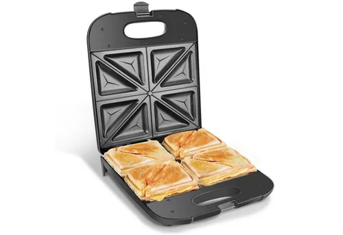 Aigostar Sandwichmaker Sandwichmaker XXL, 1400W, Automatische Temperaturregelung, Sandwichmaker XXL, 1400W, Automatische Temperaturregelung