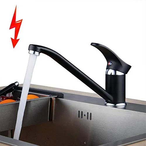 Suguword Niederdruck Armatur Küche - Berührbare Wasserhähne für die Küche, mit 360° schwenkbarem Auslauf und ausziehbarem Design für mehr Flexibilität beim Spülen, wassersparend und einfach zu bedienen.
