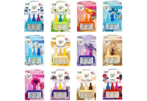 Fresh Line Raumduft Nachfüllflakons – 3er Pack für elektrische Duftstecker