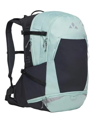 Vaude Bike Alpin 23+5l Damen Bikerucksack - Türkis - Rucksack für Damen mit erweiterbarem Volumen, ideal für lange Radtouren und Outdoor-Abenteuer.