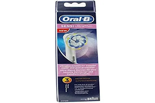 Oral-B Sensi Ultrathin Ersatz-Aufsteckbürsten, 3 Stück von Oral-B