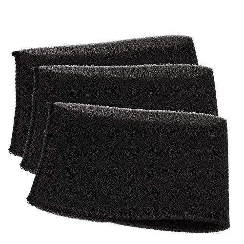 Schaumstofffilter, 3er Pack, passend für Einhell Nass-Trockensauger TC-VC 1820, TC-VC 1815, TC-VC 1825 u.v.m.
