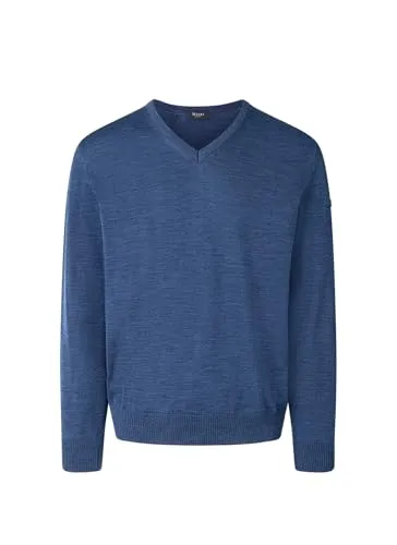 Maerz Pullover V-Ausschnitt 1/1 Arm - Pullover für Herren, hochwertig in Europa gestrickt und mit stilvollem V-Ausschnitt für einen eleganten Look.
