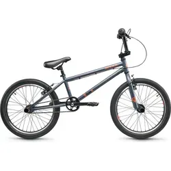 S'COOL XtriX BMX 20 Zoll - Kinder BMX für Tricks & Stunts - Freestyle BMX Rad für Kinder ab 6 Jahren, stabiler HiTen Stahlrahmen und Axle Pegs für coole Stunts - ideal für erste Freestyles!