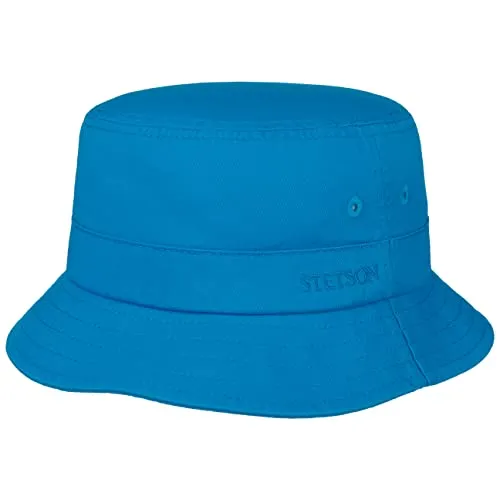 Stetson Organic Cotton Hut mit UV-Schutz - Fischerhüte für Herren aus 100% Bio-Baumwolle, knitterfrei und nachhaltig. Ideal für den Sommer mit UV-Schutz 40+, perfekt für Outdoor-Aktivitäten.