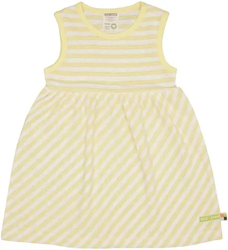 loud + proud Kleid Streifen mit Leinen in gelb von loud + proud