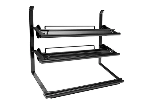 Kesseböhmer Linero style Rollenhalter 3-etagig schwarz von Kesseböhmer