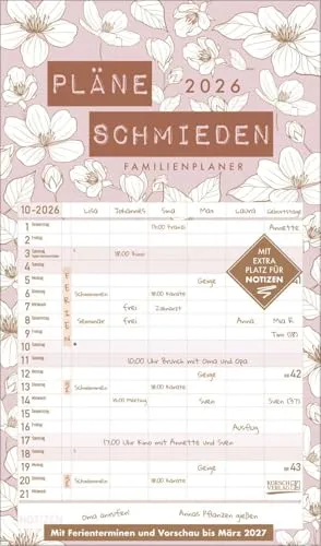 Premium Familienplaner 2026: Pläne schmieden mit Stil von Korsch Verlag