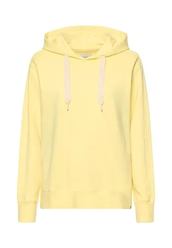 camel active Damen Hoodie aus Reiner Baumwolle in Limonengelb - XXL - Bequemer Damen Hoodie aus reiner Baumwolle mit Rippbündchen für perfekten Sitz. Ideal für den Alltag und lässige Outfits. camel active Markenlogo sorgt für einen stylishen Look.