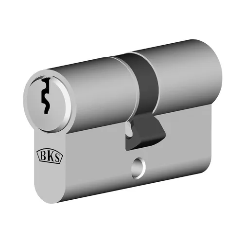 Profildoppelzylinder PZ 8812 40/80mm - Sicherheit für Ihr Zuhause - Schließtechnik mit Not- und Gefahrenfunktion, massiv vernickeltes Messing, zertifiziert nach DIN 18252 Klasse P 2, inklusive 3 Schlüsseln - optimaler Schutz für Ihr Zuhause.