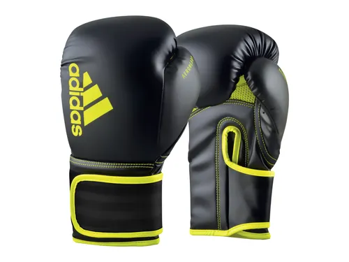 adidas Boxhandschuhe Hybrid 80 (schwarz/gelb, 10 OZ) 10 OZ