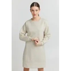 OXMO Blusenkleid OXHolly - Beige XL - Kleider in lässigem Casual-Stil, aus 55% Polyester und 45% Baumwolle, ideal für den Alltag. Bequem und stylisch mit Rundhalsausschnitt und Langarm.
