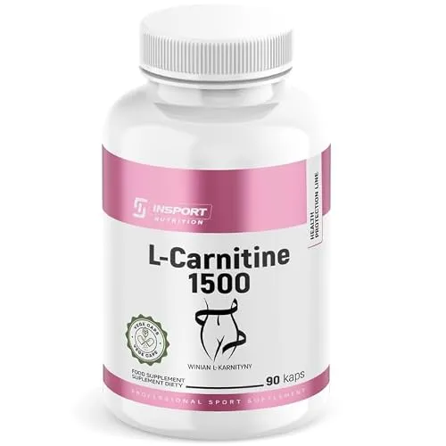 L-Carnitin 1500 mg 90 Kapseln, 1020 mg L-Carnitin – KUCHNIA ZDROWIA | 1500 mg L-Carnitin-Tartrat pro Tagesportion (2 Kapseln), davon 1020 mg L-Carnitin – 90 Kapseln mit veganer HPMC-Hülle