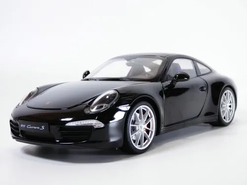 Produktbild Porsche 911 (991) Carrera S 2012 schwarz Modellauto 1:18 Welly