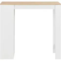 vidaXL Bartisch mit 3-stufigem Regal - Bartisch mit 3-stufigem Regal, ideal für kleine Wohnungen und Platzsparend. Das zeitgemäße Design ergänzt jede Küche, während das Regal für zusätzlichen Stauraum sorgt.