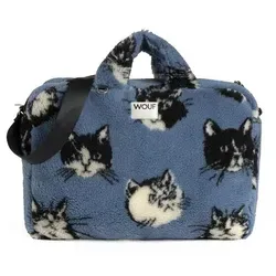 Wouf Teddy Weekender Reisetasche 44 cm blau - Stilvolle Wouf Teddy Weekender Reisetasche in Blau, ideal für Kurztrips. Mit einem großzügigen Hauptfach und robustem Material bietet sie viel Platz und Langlebigkeit.