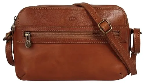 Umhängetasche PIKÉ aus echtem Leder, Made in Italy - Handtaschen aus 100% Rindleder mit zeitlosem Design und kompakten Maßen. Ideal für Alltag und Reisen, bietet Platz für Smartphone und Essentials. Elegantes Accessoire für jeden Anlass.