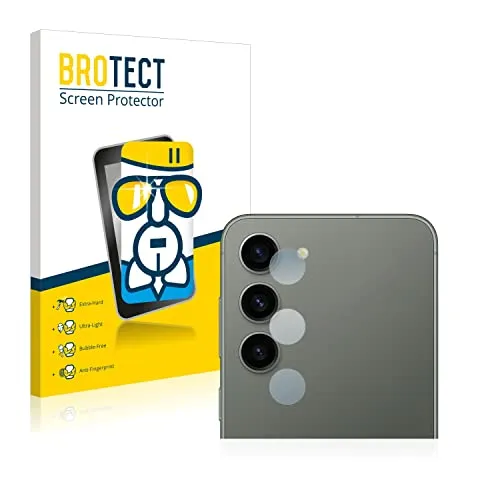 BROTECT Schutzglas für Samsung Galaxy S23 (NUR Kameraschutz) Schutzfolie Panzer Folie Glas[Extrem Kratzfest 9H, Anti-Fingerprint, Ultra-Transparent]