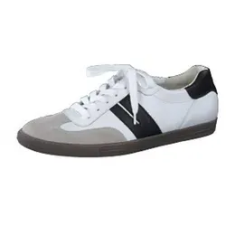 Paul Green Damen Sneaker - Elegante Low-Top Freizeitschuhe in Weiß - Damen-Sneaker mit flachem Absatz und atmungsaktivem Innenmaterial aus Leder und TENCEL. Ideal für lässige Outfits und den ganzen Tag bequem.