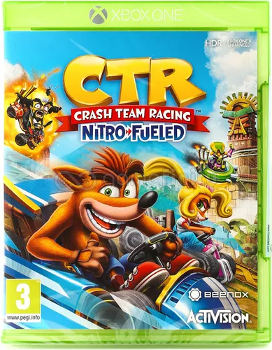 Crash Team Racing Nitro-Fueled Xbox One - Rasante Rennaction für Xbox One - Erlebe den ultimativen Multiplayer-Spaß mit Freunden und verbessere deine Fahrkünste in diesem aufregenden Kart-Rennspiel.
