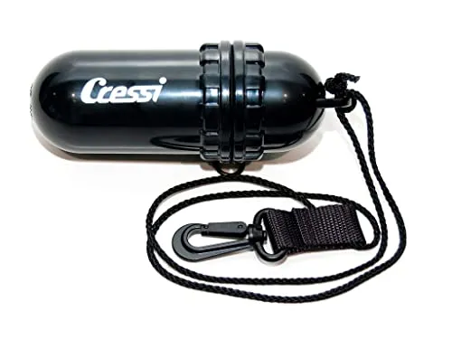 Cressi Ei aus Kunststoff, wasserdicht, Schwarz