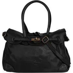 Shopper SAMANTHA LOOK, Damen, Echtleder, Made in Italy - Eleganter Shopper aus 100% Rindleder mit geräumigem Hauptfach und verstellbarem Schultergurt. Perfekt für stilbewusste Frauen, die Funktionalität und Design schätzen.