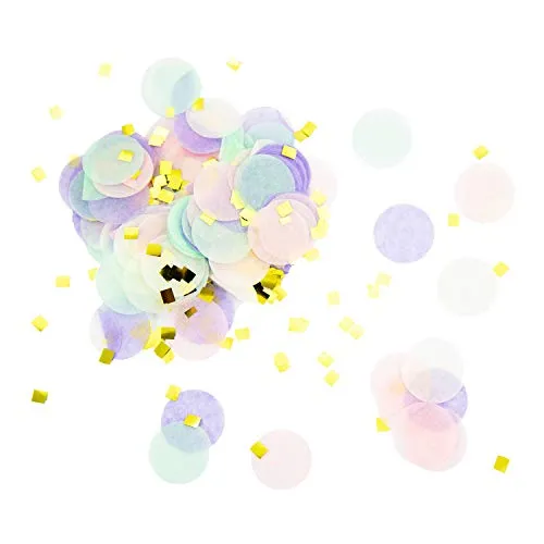 Oblique Unique Papier Konfetti Als Deko Für Geburtstag Party Goldene Hochzeit JGA Im Farbmix