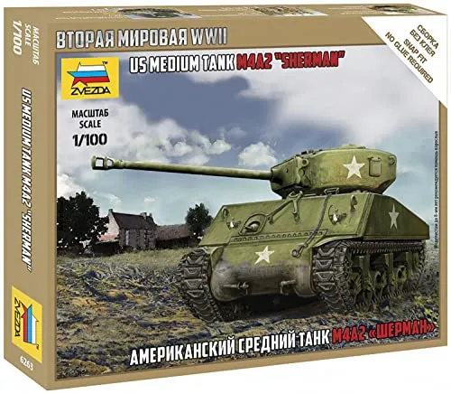 Zvezda 1/100 Sherman M-4