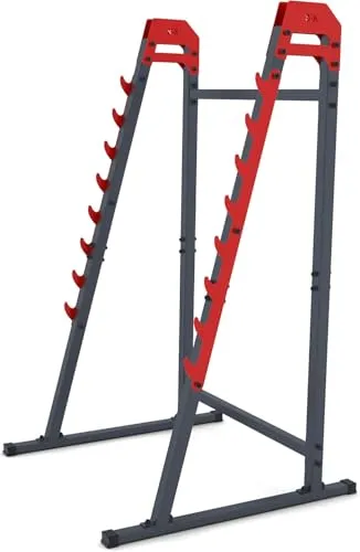 Langhantelablage K-Sport - Verstellbarer Langhantelständer - Hantelablagen & -ständer, verstellbar und ideal für Heimtraining, maximale Belastung von 280 kg für sicheres Gewichtheben.