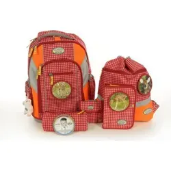 School Mood Schulranzen-Set 7 tlg. - LOOP mit Rehkitz Design - Schulranzen-Set mit einzigartigem Rucksackdesign, leicht und ergonomisch, ideal für den Schuleinstieg. Mit 23 Litern Volumen und 7 Teilen, inklusive Turnbeutel und Federmäppchen.