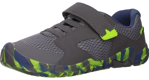 Superfit trace Halbschuhe grau kombi in Gr. 32 - Die Superfit trace Halbschuhe in Grau kombinieren einen praktischen Klettverschluss für einfaches An- und Ausziehen mit einer rutschfesten Gummisohle für sicheren Halt. Ideal für aktive Jungen, die Komfort und Stil suchen.