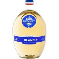 Medinet Blanc halbtrocken, Literflasche, Weißwein