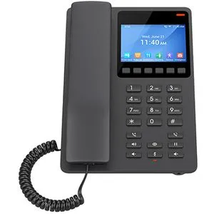 Grandstream GHP631W Telefon - Schnurgebundenes Festnetztelefon mit WLAN, HD-Audio und 8,9 cm Farbdisplay, ideal für effiziente Kommunikation und platzsparende Nutzung.