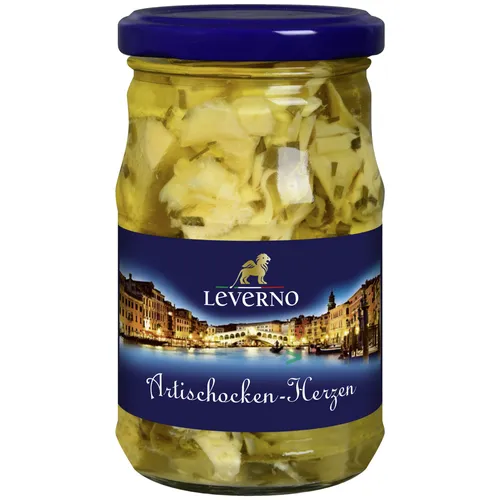 Leverno Artischocken Herzen in Öl 280g Glas