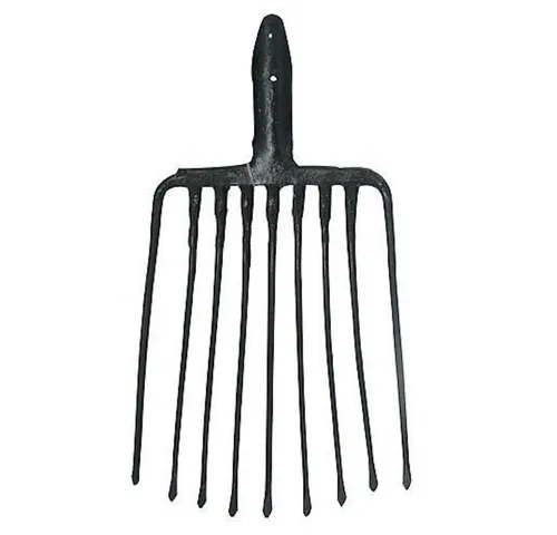 PROREGAL® Spatengabel F109 mit 9 Zinken - Robuste Spatengabel für Gartenarbeiten, ideal zum Umgraben und Lockern des Bodens. Hohe Stabilität und Langlebigkeit für den professionellen Einsatz.