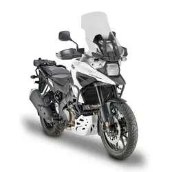 GIVI Windschild - Hochwertiges Windschild für optimale Sicht und Schutz, ersetzt die Originalscheibe, mit Kantenschutz und transparentem Design.