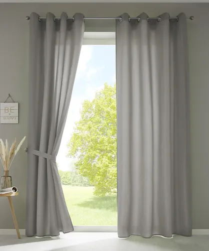 Vorhänge & Gardinen Silber von Gardinenbox