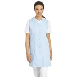 Leiber Kasack hellblau Größe 44 – Pflegeleicht und robust - Hochwertiger Kasack in hellblau, Größe 44, aus 65 % Polyester und 35 % Baumwolle. Ideal für den professionellen Einsatz, pflegeleicht und industriewäschegeeignet.