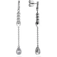 JETTE Ohrhänger DIAMOND 89217899 925er Silber, recycelt in silber von JETTE