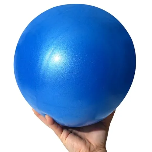 TRIXES Blau Pilates-Übung, Kräftigungsball, PVC, Yoga-Workout-Gymnastik-Übungshilfe, Gymnastikball, Pilates-Ball, Fitnessstudio-Zubehör, Trainingsgeräte