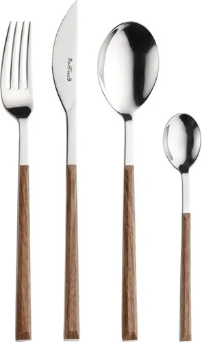 PINTINOX Besteck-Set Sushi (24-tlg) für 6 Personen in braun von PINTINOX